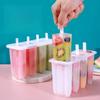 Home Made Ice Cream and Popsicle Molds, Frozen Fruit Ice Cream Ice Cube Mold Boxes