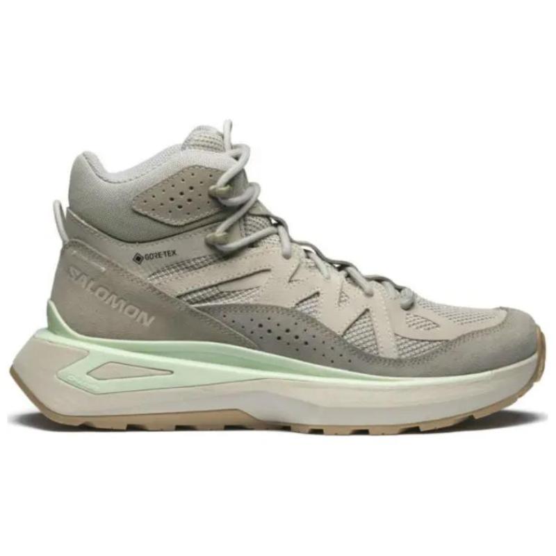 SALOMON ODYSSEY ELMT Нескользящие и износостойкие водонепроницаемые кроссовки средней высоты для бега Унисекс Кроссовки цвета кремень 475901