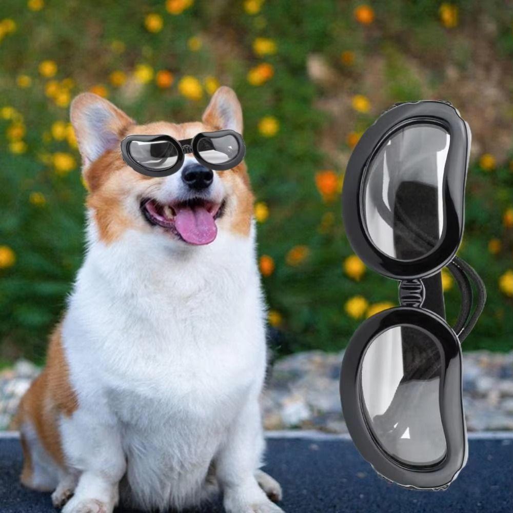 Adjustable Pet Sunglasses Clear Vision Cat Glasses Pet Eye Wear Protection Photography Prop