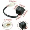 2Pin Electronic LED Flasher Relay FIX Motorcycle Turn Signal Bulbs Hyper Flash