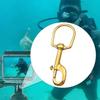 Snap Hook Made of 316 Stainless Steel with Swivel, Single-sided, for Diving, Pet Leashes,