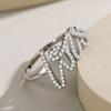 Tancise Classic 925 Sterling Silver  Zircon Ring Ladies Jewelry Wedding Promise Party Gift