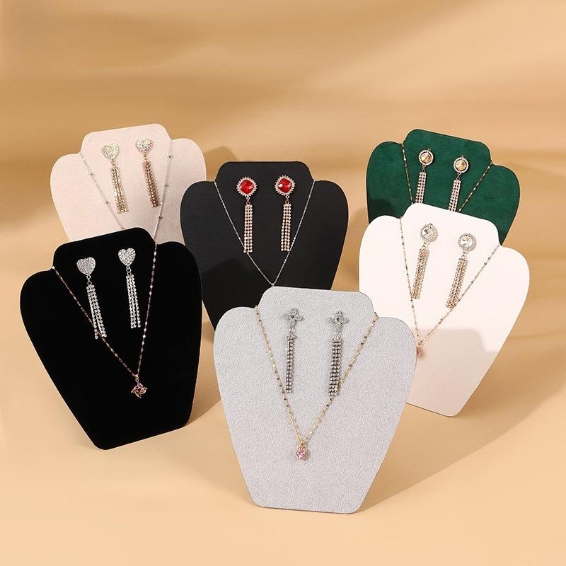 Necklace Display Stand, Earrings, Stud Earrings, Jewelry, Hanger, Necklace, Portrait Model Display Board, Necklace Rack.