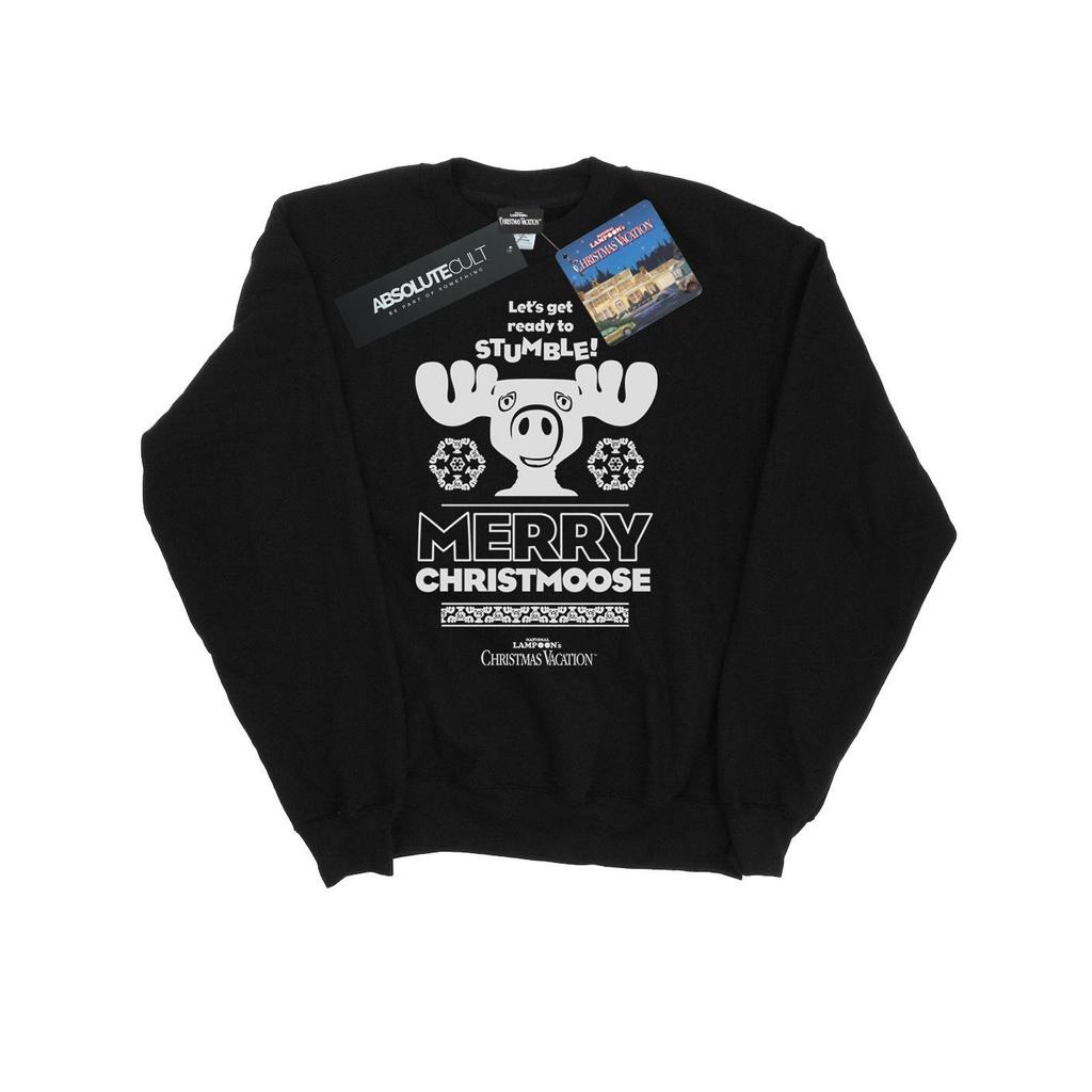 National Lampoon´s Christmas Vacation Mens Merry Christmoose Sweatshirt