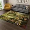 Classic L-Lord of The Rings H-Hobbit Carpet Rug for Bedroom Living Room Sofa Playroom Doormat Home Decor,Kid Area Rug Non-slip