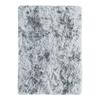 Modern Shaggy Living Room Rug Light Grey 120x170