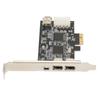 Карта-адаптер Firewire PCIEx1 на четыре порта IEEE 1394A, карта-райзер для жестких дисков, цифровой
