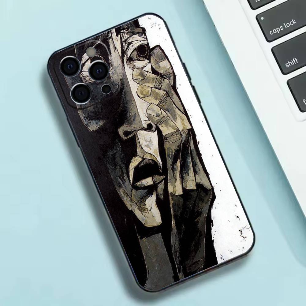 Абстрактная картина Пикассо Чехол для телефона Силиконовый Мягкий Для IPhone 17 16 15 14 13 12 11 X XR Plus Pro Max Plus