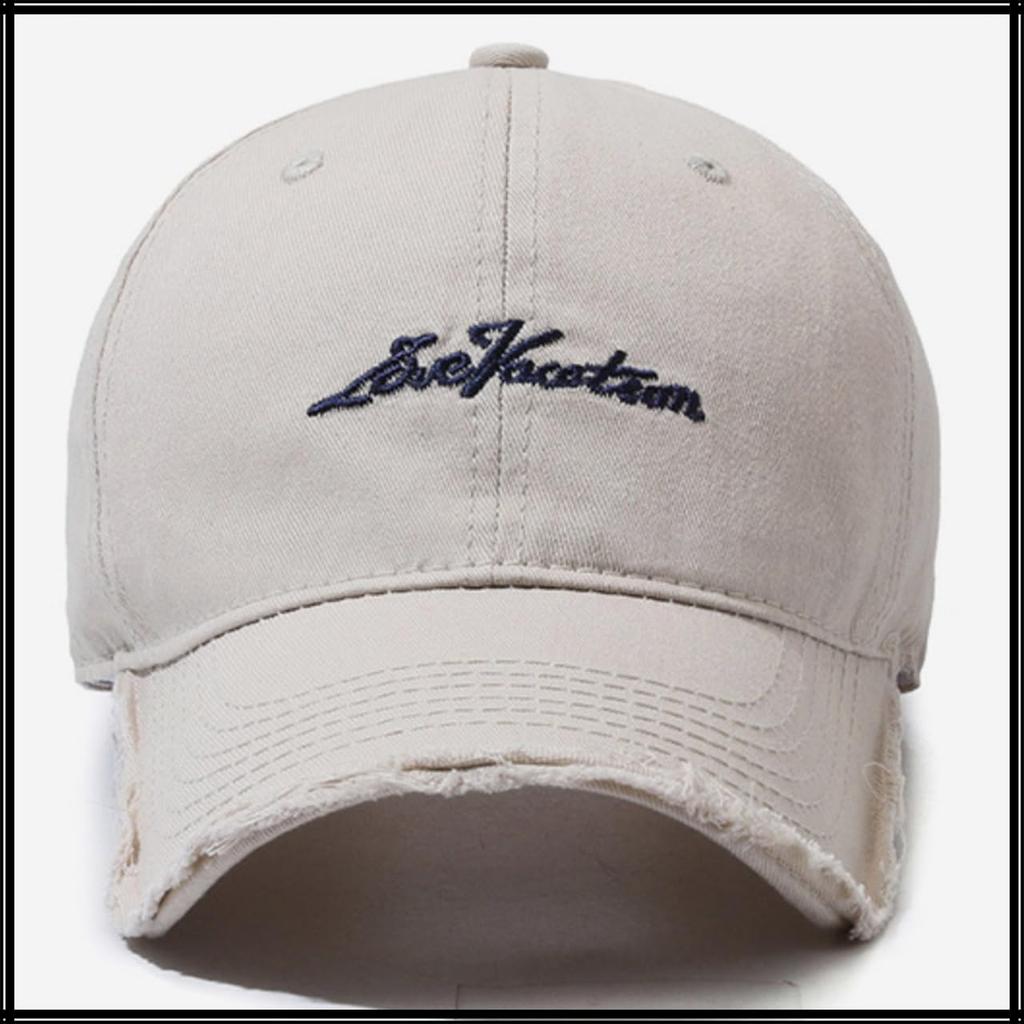 Кепка с вышитым логотипом, шляпа, ретро-дизайн, простая, повседневная, мужская, женская CZA225 [Белый Клык] (черный)