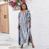 Богемный пляжный кафтан платья для женщин тай-дай летний макси халат летний купальник накидки праздничные купальные костюмы поставка с фабрики большие распродажи