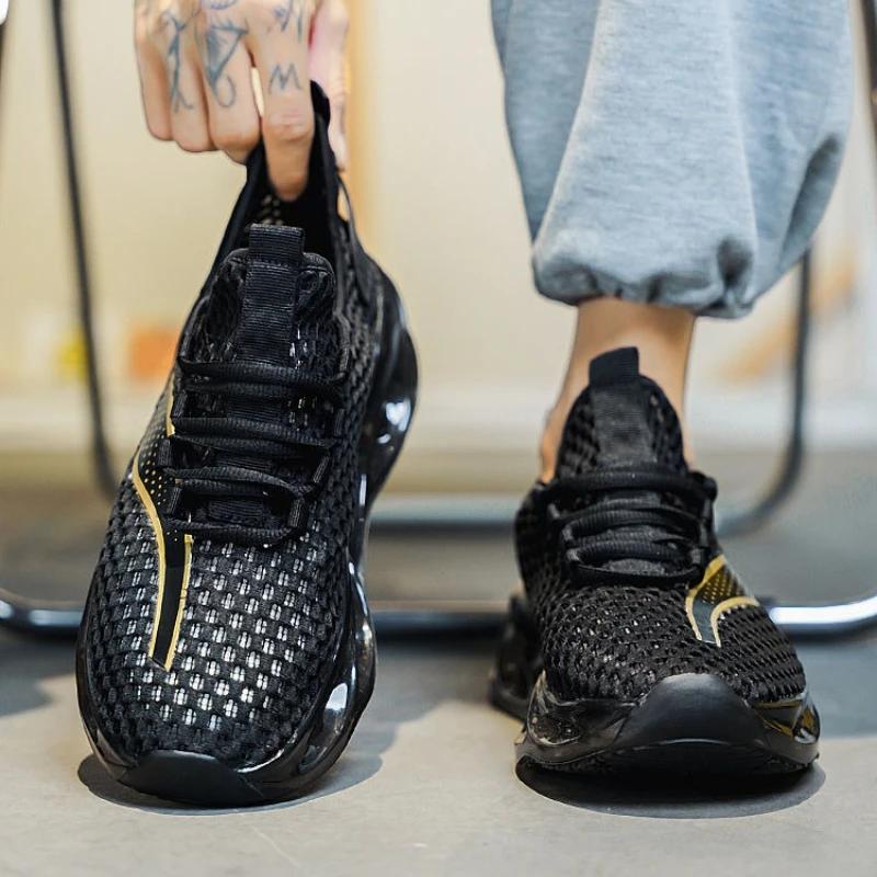 Модные походные белые быстросохнущие мужские повседневные кроссовки дизайнерские стильные для спортзала низкая цена тренд 2025 весна и осень спортивная обувь для мужчин