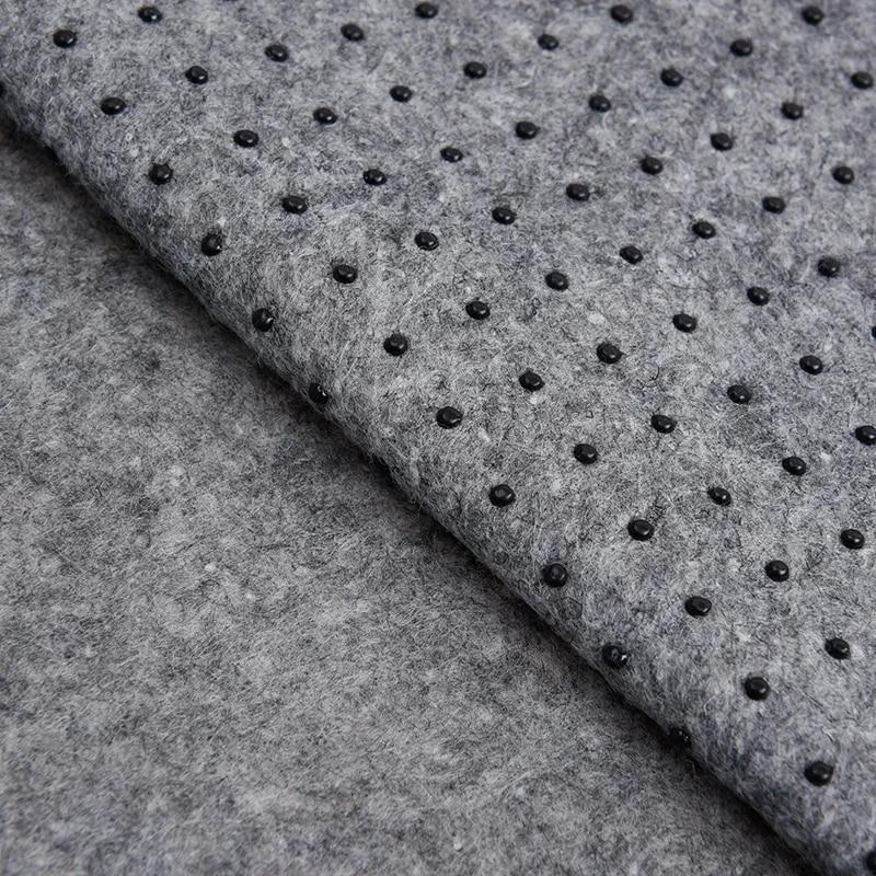 100x160cm Silicone Dot Vinyl Rubber Non Slip Felt Polyester Fabric For Diy Carpet Floor Mats Car Seat Cushion Anti-slip Material