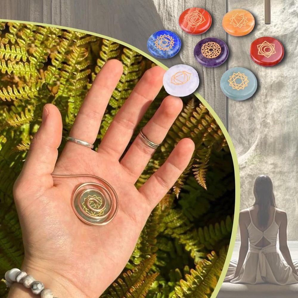 Регулируемое Медное Кольцо на Ладонь Ручной Работы Ювелирные Аксессуары Спиральное Кольцо на Ладонь Энергетическая Спираль Рейки Кольцо на Руку