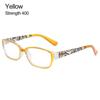 Flowers Vintage Ultra Light Frame Anti-Blue Light Eyeglasses Eye Protection Reading Glasses