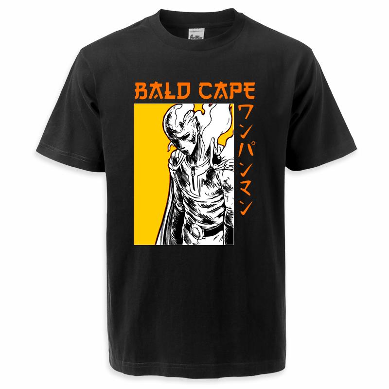 ONE PUNCH Unisex Японские забавные аниме-футболки Летняя мода Сайтама Крутые унисекс-футболки Классическая дышащая футболка Хип-хоп одежда