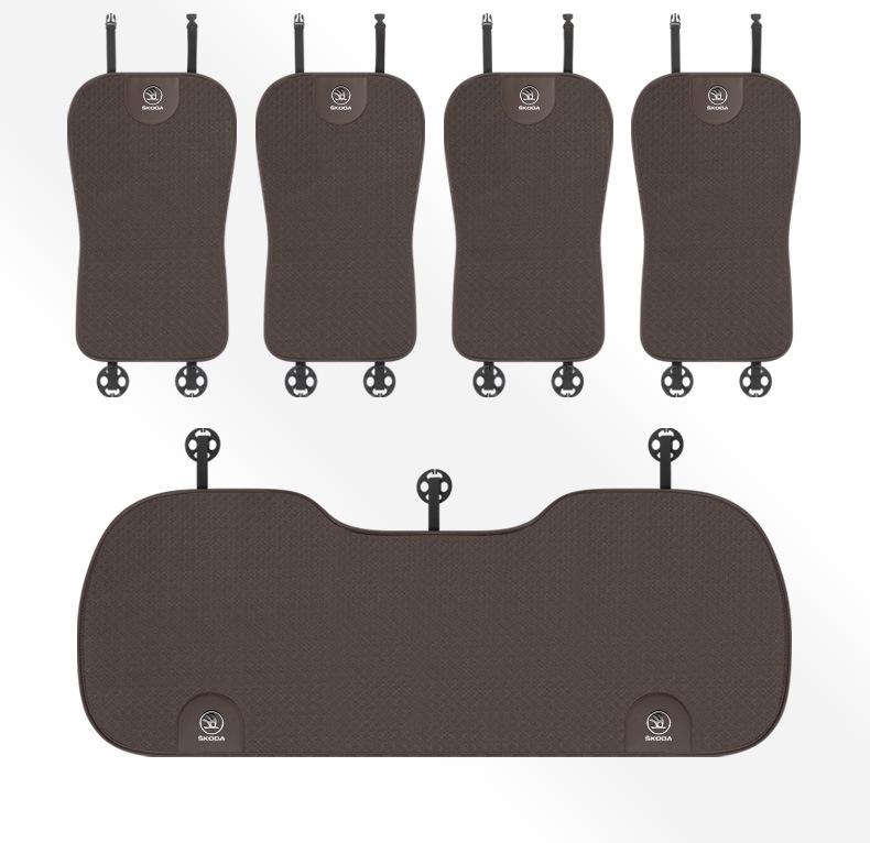 Автомобильное сиденье и подушка для поддержки поясницы Skoda Octavia, Superb, Kamiq для всех сезонов.