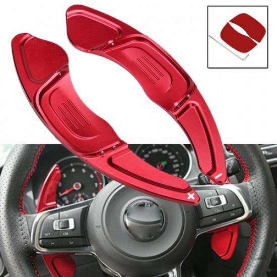 2x Steering Wheel Shift Paddle Blade Shifter Extension For VW Golf MK7 TSI GTI R