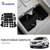 Коврик в углубление двери для Hyundai Santa Fe 2024 2025 автомобильный противоскользящий коврик резиновые накладки в слоты ворот автоаксессуары Hyundai Santa Fe 2024
