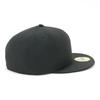 New Era Cap 59FIFTY Plain Basic BlackBlack 7 18 5950 BASIC BLK BLK 25J