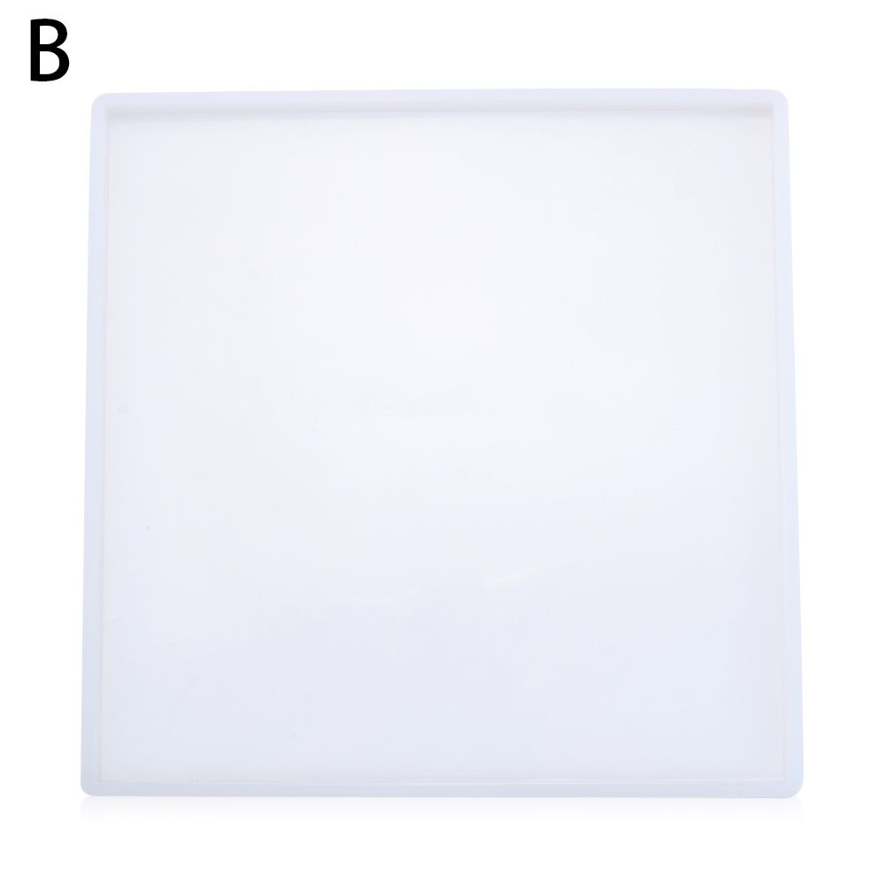 Pendant Agate Coaster Silicone Jewelry Making Mould Epoxy Resin Casting Molds Coaster Mold Square