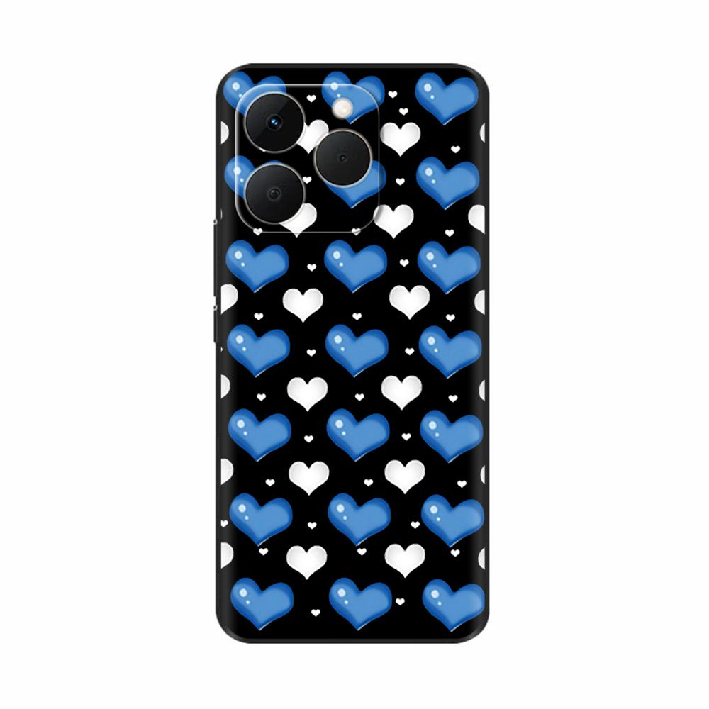 Shockproof Case For Realme 15T 5G Case Luxury Painted Black TPU Silicone Soft Bumper Funda for Realme 15T Phone Cases Back Cover