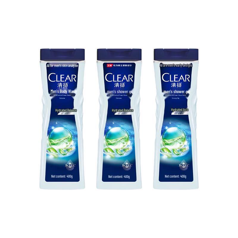 Гель для душа Clear Men против перхоти и для контроля жирности