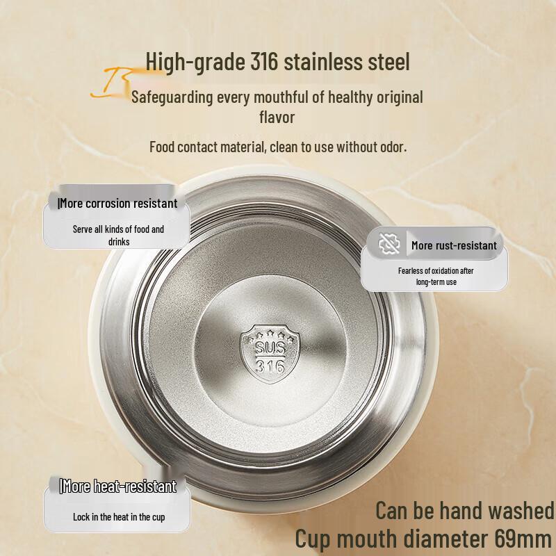 Bear 316 Stainless Steel Insulated Food Jar
