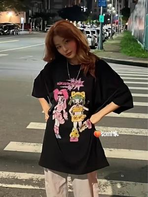 Женская хлопковая футболка, повседневная футболка с коротким рукавом и круглым вырезом, модная уличная одежда, летняя футболка с графическим принтом, Харадзюку Y2K