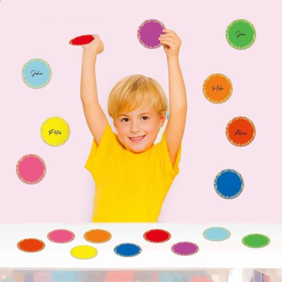 Yousheng 90 Sheets Colorful Decorative Borders Star Paper Cutting Bulletin Board Cutouts DIY Classroom Supplies