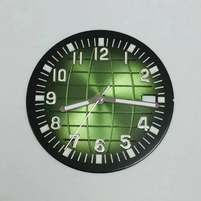 32 мм Светящийся Циферблат Часов Клетчатый Циферблат Часов Запасная Часть Механизма С Набором Стрелок Часовые Аксессуары для NH35/NH36/4R/7S
