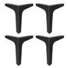 Pack of 4 Metal Cabinet Feet High Strength Metal Furniture Feet Upgrades for Modern Furniture Including Sofas & Chairs