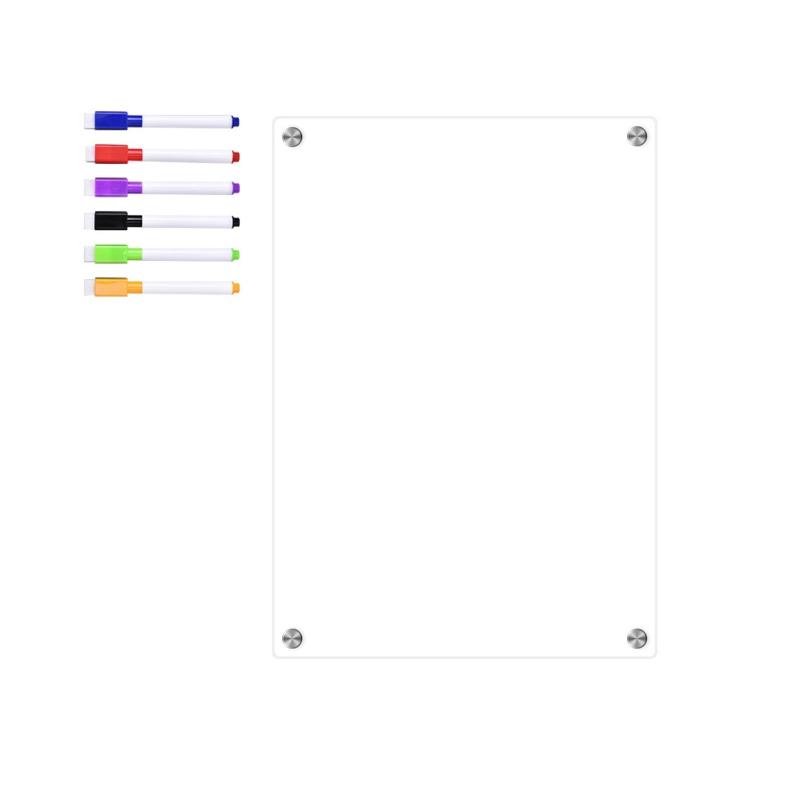 Планировщик на неделю для холодильника, прозрачный календарь на белой доске, организация дома