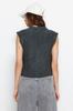 Women's Elegance Style Sweater Stone Soft Textured Knitwear Vest