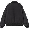 Carhartt WIP FW24 Stanton Jacket Long Sleeve Solid Color Zip Collar Jacket Unisex jackets Black I033826-00E-4J