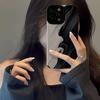 Модный черно-белый чехол Art Wave для iPhone15 Pro Max 11 12 14 13 Mini XS X XR 8 7 Plus SE силиконовый роскошный чехол с полным покрытием