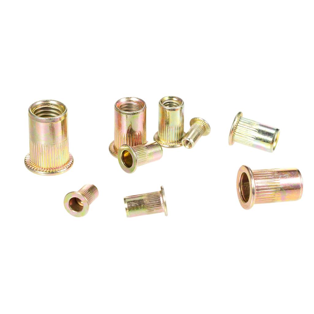 500PCS Rivet Nut Kit Metric Threaded Rivnut Assortment M3 M4 M5 M6 M8 M10
