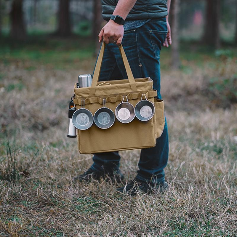 TOMSHOO Сумка для инструментов для кемпинга, складная сумка для хранения инструментов для кемпинга, коробка, кейс для переноски