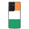 Coque Téléphone - Samsung - Galaxy S21 - Drapeau Irlande - Souple - Multicolore