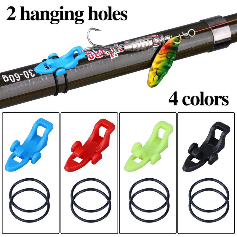 1Pcs of Plastic Fishing Hook Keeper for Fishing Rod Pole Fishing Lures Bait Safety Holder Fishing Tackle