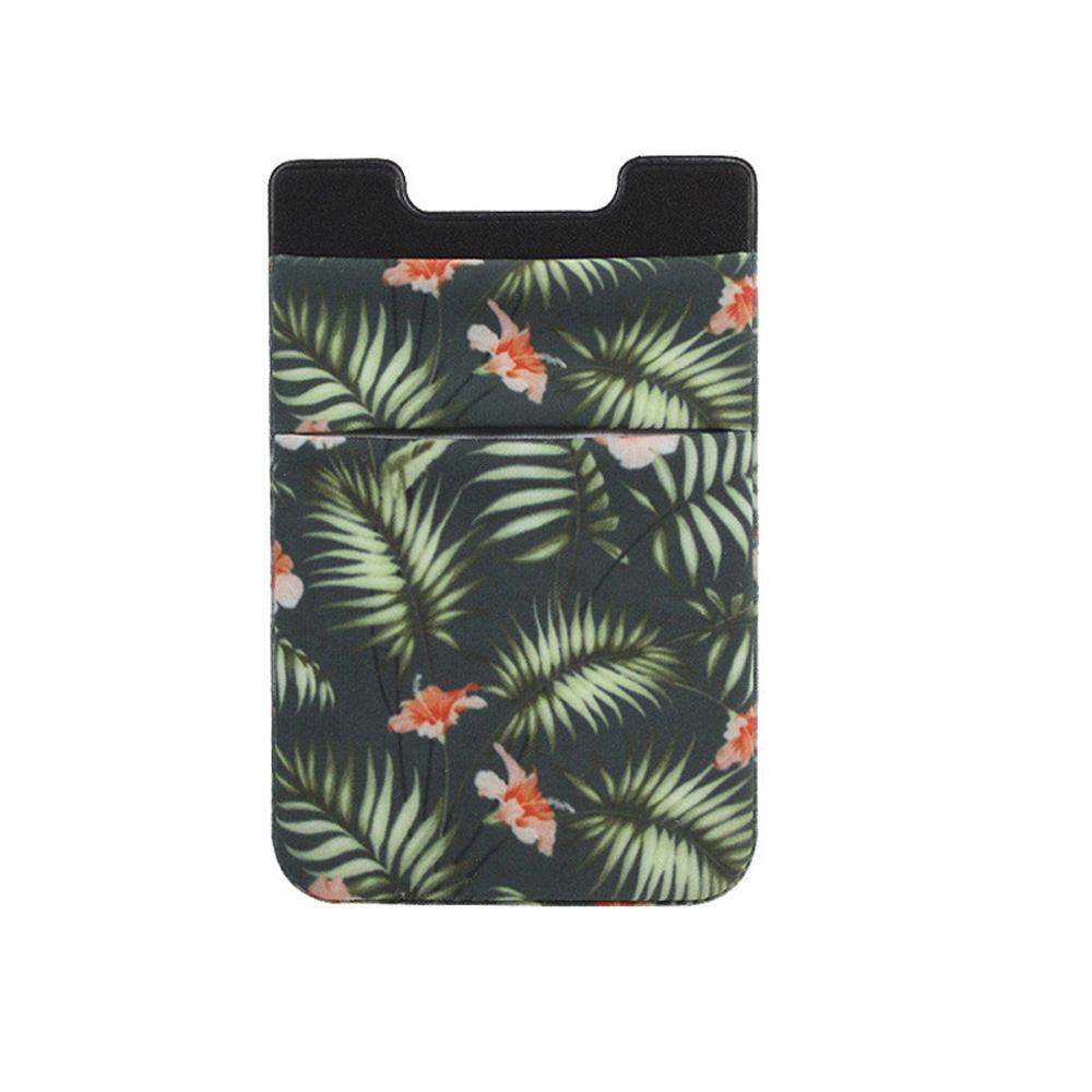 Wallet ID Bus Card Elastic Phone Card Sleeve Card Holder Phone Storage Wallet Phone Back Pocket