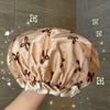 Двухслойная водонепроницаемая шапочка для душа, противообрастающая, кухонная, для волос, для ванной, эластичная, удобная