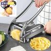 Stainless Steel French Fry Cutter Potato Chipper Multi Function Manual Cutter Perfect for Potato, Cucumber, Fruits Cutting