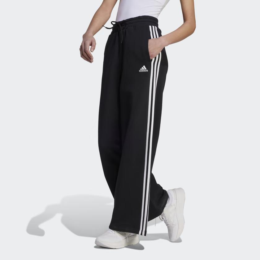 adidas Бесплатная доставка с AdiClub Essentials Брюки с 3 полосками из французского терри Широкие HZ5747