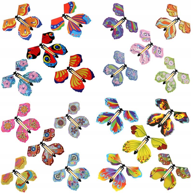 20 Pieces Wind-Up Flying Butterflies Gift For Children Magic Trick