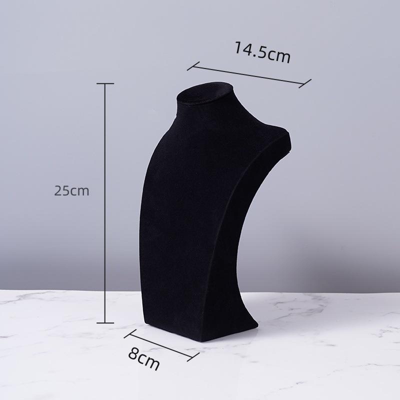 Flannel Necklace Display Stand - Portrait Jewelry Holder