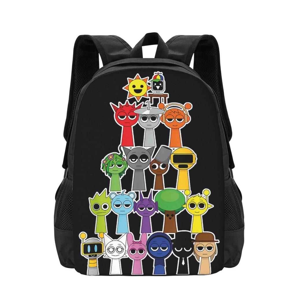Backpack, Multi-color Backpack Cute Game Backpack, Game Fans Birthday Graduation Gift