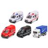 Door Smooth Surface Inertial Car Toy Police Car Fire Truck Ambulance Car Model Children Boy Gift