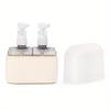 2/3/4 In 1 Travel Refillable Bottles Set Reusable 50ml Pump Lotion Bottles Save Space Leak Proof Liquid Dispenser Bottle Shampoo