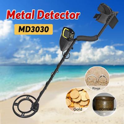 MD3030 Профессиональный подземный металлоискатель, детекторы золота, ЖК-дисплей, звуковой режим, чувствительность трекера охотника за сокровищами