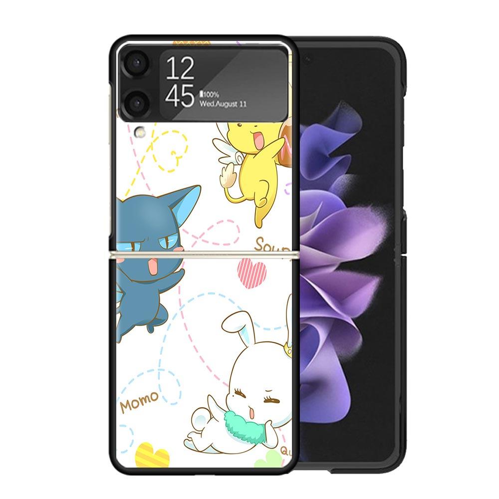 Чехол для телефона CardCaptor Sakura Аниме Прозрачный для Samsung Z Flip 7 6 5 4 3 Galaxy ZFlip7 ZFlip6 ZFlip5 ZFlip4 ZFlip3 5G Чехол с принтом Z